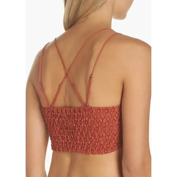 NWT Free People Women's Adella Copper Bralette Size Small - Picture 3 of 5